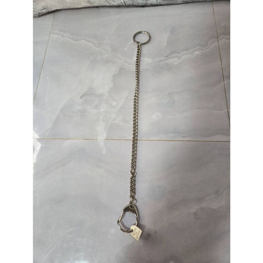 Extra Long Metal Chain Pocket Key Ring